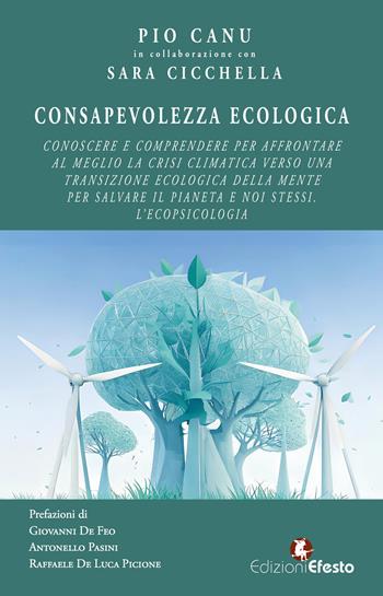 Consapevolezza ecologica. Conoscere e comprendere per affrontare al meglio la crisi climatica verso una transizione ecologica della mente per salvare il pianeta e noi stessi. L’ecopsicologia - Pio Canu - Libro Edizioni Efesto 2025, Theoretikà | Libraccio.it