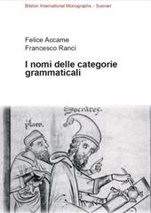 I nomi delle categorie grammaticali