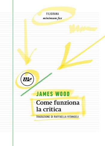Come funziona la critica - James Wood - Libro Minimum Fax 2023, Filigrana | Libraccio.it