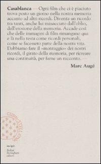 Casablanca - Marc Augé - Libro Bollati Boringhieri 2008, Incipit | Libraccio.it