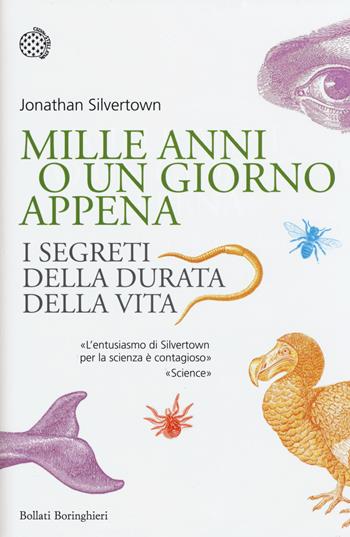 Mille anni o un giorno appena. I segreti della durata della vita - Jonathan Silvertown - Libro Bollati Boringhieri 2015, Nuovi saggi Bollati Boringhieri | Libraccio.it