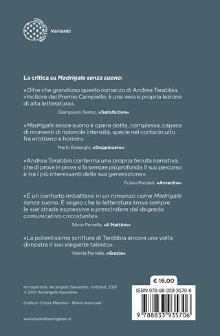 Il continente bianco - Andrea Tarabbia - Libro Bollati Boringhieri 2022, Varianti | Libraccio.it