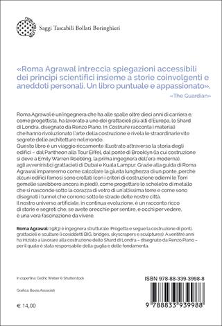 Costruire. Le storie nascoste dietro le architetture - Roma Agrawal - Libro Bollati Boringhieri 2023, Saggi tascabili | Libraccio.it