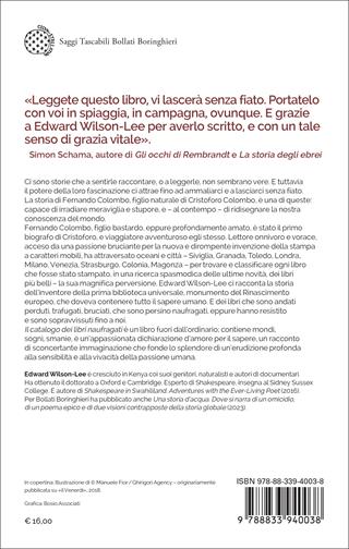 Il catalogo dei libri naufragati. Il figlio di Cristoforo Colombo e la ricerca della biblioteca universale - Edward Wilson-Lee - Libro Bollati Boringhieri 2023, Saggi tascabili | Libraccio.it