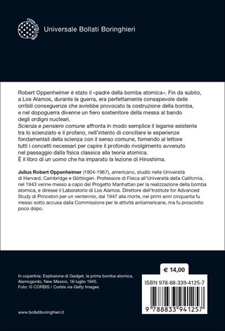 Scienza e pensiero comune - Robert J. Oppenheimer - Libro Bollati Boringhieri 2023, Universale Bollati Boringhieri-S. scient. | Libraccio.it