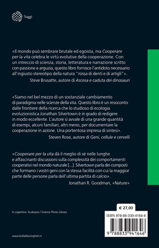 Cooperare per la vita. Dai geni egoisti agli animali sociali - Jonathan Silvertown - Libro Bollati Boringhieri 2024, Saggi | Libraccio.it