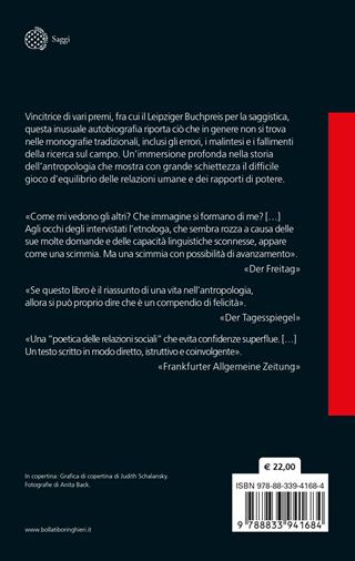 La scimmia in bermuda. Autobiografia spietata della ricerca etnografica - Heike Behrend - Libro Bollati Boringhieri 2023, Saggi. Scienze sociali | Libraccio.it