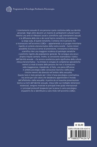Identità e orientamenti sessuali. Elementi di lavoro clinico affermativo  - Libro Bollati Boringhieri 2023, Programma di psicologia psichiatria psicoterapia | Libraccio.it