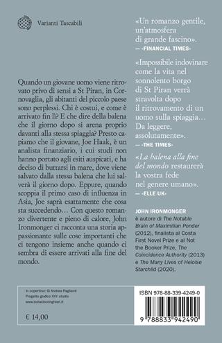 La balena alla fine del mondo - John Ironmonger - Libro Bollati Boringhieri 2023, Varianti tascabili | Libraccio.it