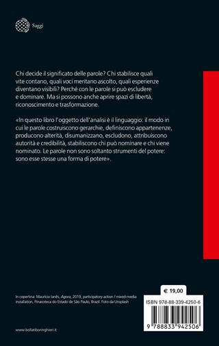 Lingua e potere. Studi sui linguaggi del dominio e della resistenza - Federico Faloppa - Libro Bollati Boringhieri 2026, Saggi | Libraccio.it