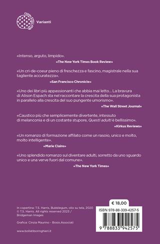 Questi adulti - Alison Espach - Libro Bollati Boringhieri 2023, Varianti | Libraccio.it