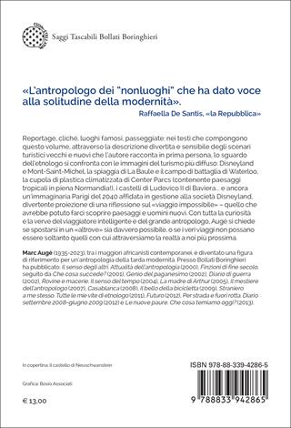 Disneyland e altri nonluoghi - Marc Augé - Libro Bollati Boringhieri 2024, Saggi tascabili | Libraccio.it
