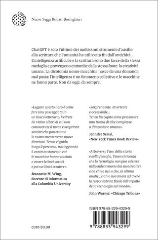 Teoria letteraria per robot. Come i computer hanno imparato a scrivere - Dennis Yi Tenen - Libro Bollati Boringhieri 2024, Nuovi saggi Bollati Boringhieri | Libraccio.it