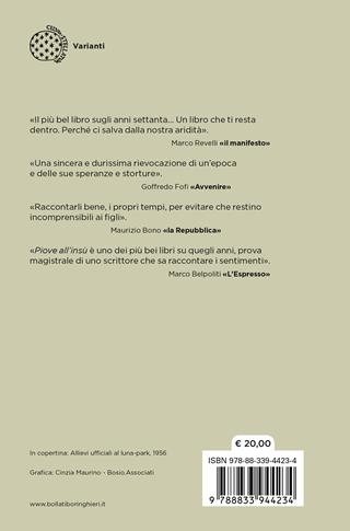 Piove all'insù - Luca Rastello - Libro Bollati Boringhieri 2025, Varianti | Libraccio.it