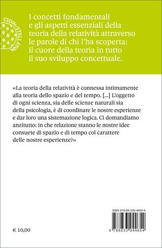 Il significato della relatività - Albert Einstein - Libro Bollati Boringhieri 2025, Fuori collana | Libraccio.it