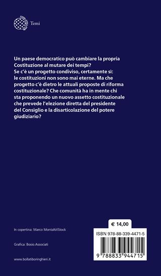 La Costituzione a pezzi. Come cambiare la nostra Carta restando antifascisti - Anna Mastromarino - Libro Bollati Boringhieri 2025, Temi | Libraccio.it
