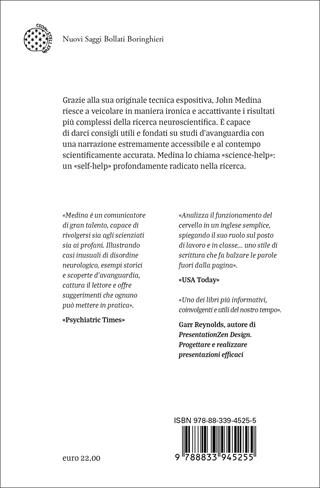 Il cervello. Istruzioni per l'uso. 12 regole chiare per migliorare la nostra vita - John Medina - Libro Bollati Boringhieri 2025, Nuovi saggi Bollati Boringhieri | Libraccio.it