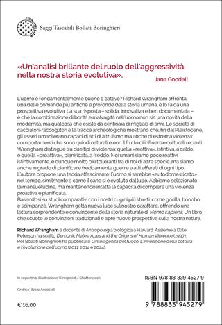 Il paradosso della bontà. La strana relazione tra convivenza e violenza nell'evoluzione umana - Richard Wrangham - Libro Bollati Boringhieri 2025, Saggi tascabili | Libraccio.it