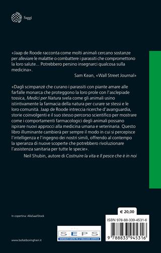 Medici per natura. Come gli animali curano se stessi - Jaap de Roode - Libro Bollati Boringhieri 2025, Saggi | Libraccio.it
