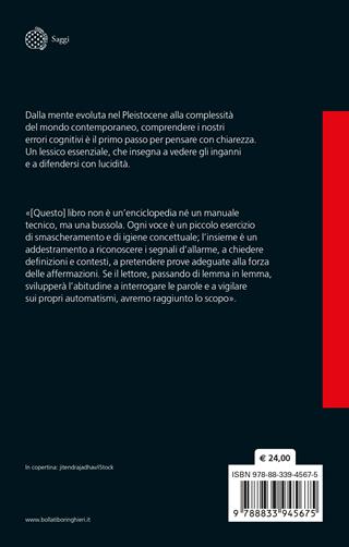 Lessico del pensiero critico. Un rimedio contro le pseudoscienze - Enrico Bucci, Gilberto Corbellini - Libro Bollati Boringhieri 2026, Saggi | Libraccio.it