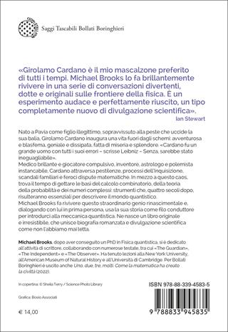 L'astrologo quantistico. Storia e avventure di Girolamo Cardano, matematico, medico e giocatore d'azzardo - Michael Edward Brooks - Libro Bollati Boringhieri 2026, Saggi tascabili | Libraccio.it