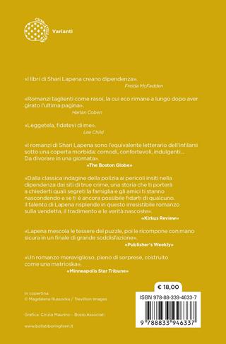 Non se l'aspettava - Shari Lapena - Libro Bollati Boringhieri 2026, Varianti | Libraccio.it