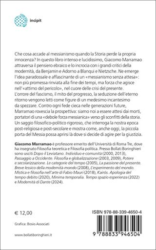 Messianismo e rivoluzione - Giacomo Marramao - Libro Bollati Boringhieri 2026, Incipit | Libraccio.it