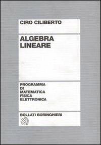 Algebra lineare - Ciro Ciliberto - Libro Bollati Boringhieri 1994, Programma di mat. fisica elettronica | Libraccio.it