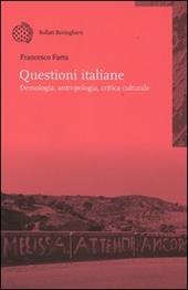 Questioni italiane. Demonologia, antropologia, critica culturale