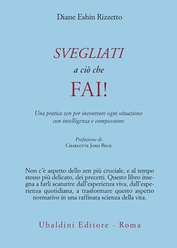 Svegliati a ciò che fai! Una pratica zen per incontrare ogni situazione con intelligenza e compassione - Diane E. Rizzetto - Libro Astrolabio Ubaldini 2006, Civiltà dell'Oriente | Libraccio.it