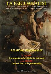 La psicoanalisi. Vol. 58: Religione, psicoanalisi.
