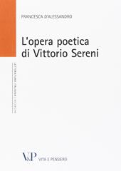 L' opera poetica di Vittorio Sereni