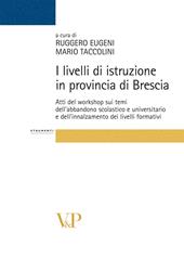I livelli di istruzione in provincia di Brescia. Atti del workshop sui temi dell'abbandono scolastico e universitario e dell'innalzamento dei livelli formativi