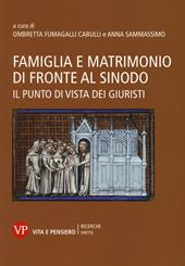 Famiglia e matrimonio di fronte al Sinodo. Il punto di vista dei giuristi