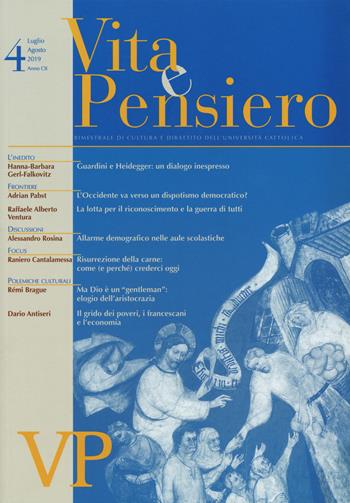 Vita e pensiero (2019). Vol. 4  - Libro Vita e Pensiero 2019 | Libraccio.it