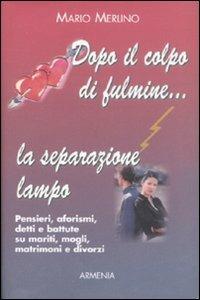 Dopo il colpo di fulmine... la separazione lampo - Mario Merlino - Libro Armenia 2008, I piccoli libri | Libraccio.it