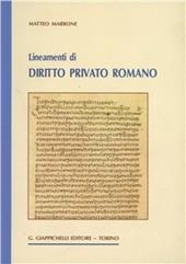 Lineamenti di diritto privato romano