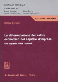 La determinazione del valore economico del capitale d'impresa. Uno sguardo oltre i metodi - Matteo Cavalieri - Libro Giappichelli 2011, Economia aziendale. Studi e strumenti | Libraccio.it