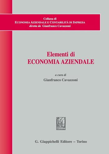 Elementi di economia aziendale  - Libro Giappichelli 2003, Economia aziendale contabilità di impresa | Libraccio.it