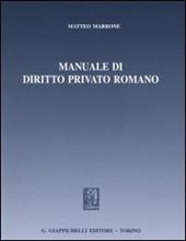 Manuale di diritto privato romano