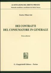 Dei contratti del consumatore in generale