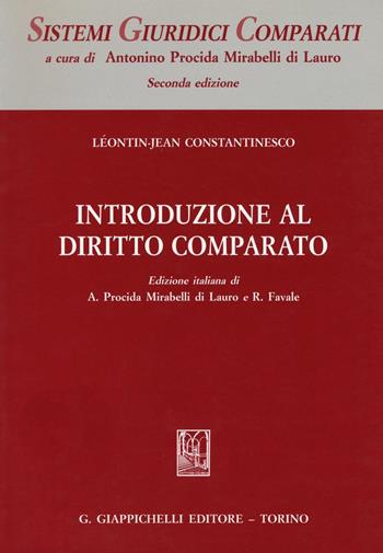 Introduzione al diritto comparato - Leontin-Jean Constantinesco - Libro Giappichelli 2020, Sistemi giuridici comparati | Libraccio.it