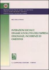 Interazioni sociali e dinamica evolutiva dell'impresa: dissonanze, incoerenze ed omeostasi