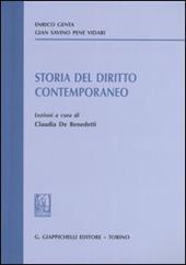 Storia del diritto contemporaneo. Lezioni