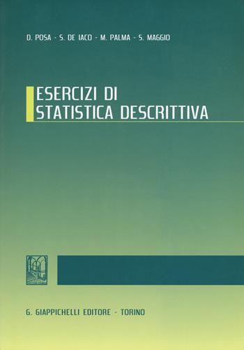 Esercizi di statistica descrittiva  - Libro Giappichelli 2006 | Libraccio.it