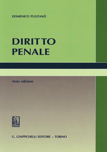 Diritto penale - Domenico Pulitanò - Libro Giappichelli 2015 | Libraccio.it