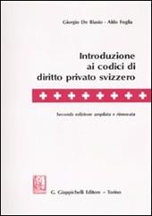 Introduzione ai codici di diritto privato svizzero