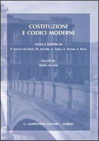 Costituzioni e codici moderni  - Libro Giappichelli 2007 | Libraccio.it