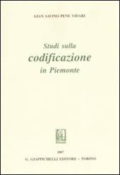 Studi sulla codificazione in Piemonte