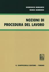 Nozioni di procedura del lavoro